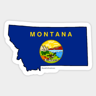 Montana Flag Sticker